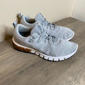 Women's gray Asics running shoe size 9